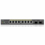 EnGenius EWS2910P-FIT 8-Port Gigabit PoE Switch 55W Budget 2 SFP Uplink Ports - Ideal for Powering IP Cameras