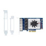 QNAP QXG-5G4T-111C Internal Network Card 5000 Mbit/s - Compatible with servers - Ethernet connectivity