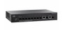 Cisco SG350-10SFP-K9-NA 250 Series 8-Port Gigabit Ethernet Switch Rack-mountable for PoE+ with Combo Gigabit Ports