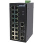 Transition Networks 16-Port Managed Switch SISTM1040-262D-LRT for 10/100Base-TX Networks