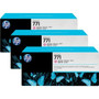 HP 771 Light Magenta Ink Cartridge 3-Pack for Inkjet Printers - OEM - Compatible with CR254A - Inkjet Printer Supplies