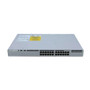 Cisco Catalyst 9300L 24P 8Mgig Network Advantage 4X10G Uplink switch mounted in a server rack.
