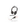 Plantronics Blackwire 5220 USB-C Binaural Headset in Black for Clear Communication