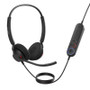 Jabra Engage 40 Corded Headset USB-A MS Stereo Inline Link - Compatible with Microsoft, ideal for office use