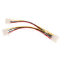 Supermicro NVMe Cable 1x 4M/P5.08 to 2 2x2F/P4.2 8.26in - Compatible with Servers - Data Cable
