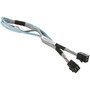Supermicro - CBL-SAST-0568 - Cable 13.78" Internal mini-SAS HD