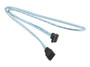Supermicro - CBL-SAST-1001-2 - SATA Cable Straight Right-Angle 1.64ft