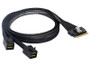 Supermicro MiniSAS Cable for GPU SuperServer 2.46 ft 75CM - Compatible with GPU SuperServer - CBL-SAST-1275-100
