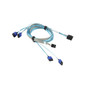 Supermicro - CBL-SAST-1290L4-90-J - Cable Internal SlimSAS x8 to LP x8