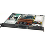 Supermicro CSE-512F-350B1 1U Rackmount Server Chassis - Black, Compatible with Server Racks