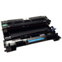 Brother DR-720 black drum cartridge, compatible with Brother laser printers, durable design for high-quality printing.
