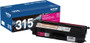 Brother TN315M Magenta Toner Cartridge for Laser Printer, high yield, vibrant color, ideal for office printing.