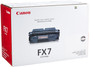 FX7 Canon black toner cartridge for printers, high-yield, easy to install, ideal for office printing needs.