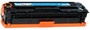 HP CE411A Cyan Toner Cartridge, compatible with HP LaserJet printers, vibrant cyan toner for high-quality printing.