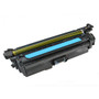 HP HT261A Cyan Toner Cartridge for Laser Printers, vibrant color, high yield, ideal for professional document printing.