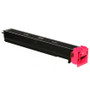 Magenta toner cartridge TN711M by Konica Minolta, compatible with Bizhub series, designed for high-quality color printing.
