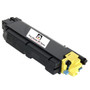 Kyocera TK5142Y Yellow Toner Cartridge for Kyocera printers, high-yield, compatible with professional office printing.