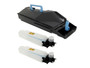 Kyocera TK-857K Black Toner Cartridge Kit for Kyocera printers, high-yield, compatible with professional office printing.