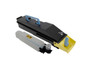 Kyocera TK-857Y yellow toner cartridge kit for printers, high-quality, vibrant color, ideal for office printing.