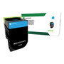 Lexmark - 80C1HC0 High Yield Cyan Toner Cartridge