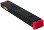 Sharp MXC51TM magenta toner cartridge for printers, high-quality color printing, suitable for office use.