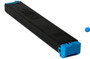 Sharp MX23NTCA cyan toner cartridge for printers, high-quality color printing, ideal for office use.
