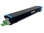 Sharp MX-C40NTC cyan toner cartridge for color printing, compatible with office printers, easy to install and replace.