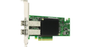 Emulex P005414-01H dual-port 10GbE SFP+ PCIe fiber channel HBA for high-speed data transfer in enterprise servers.