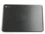 HP Chromebook 11 G6 EE LCD back cover, durable plastic, black, replacement part for device repair.