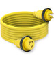 IBM Hubble Twist Lock 250V 30A power extension cord, durable, reliable for industrial electrical connections.