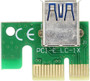 HUABAN PCI-E 1X to 16X Riser Card Extender for improved GPU connectivity and mining setups.