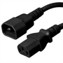 Power-One PFC14R18E48 YC-12 C14 to C13 angled power cord for electronic devices, reliable power connection.