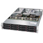 Supermicro 6029U-E1CRT 12-bay X11DPU AOC-S3008L-L8E 2U server for high-density data center storage
