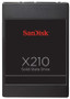 SanDisk X210 512GB SATA 6Gb/s 2.5" SSD, reliable storage for laptops and desktops, key features visible.