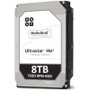 HGST Ultrastar He8 8TB SAS 7.2K RPM 4Kn 3.5in hard drive for enterprise storage and data center use.