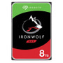 Seagate IronWolf 8TB NAS hard drive, 7.2K RPM, SATA 6Gb/s, ideal for data storage and backups.