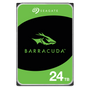 Seagate Barracuda 24TB 7.2K RPM SATA 6Gb/s 3.5in hard drive for high-capacity data storage.