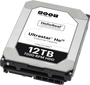 HGST Ultrastar He12 12TB SAS HDD, 7.2K RPM, 512e, 256MB cache, 3.5" enterprise storage for data centers.
