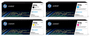 HP - 414X - Toner Cartridge High-Yield Black 4-Pack