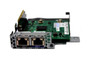 Dell 0T8DCR 1GBE 2-Port RJ45 Mezzanine Card for PowerEdge C5220, compact, high-speed network expansion.