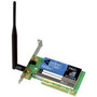 Dell WMP11 Wireless-B PCI Adapter for desktops, compact card with antenna for reliable Wi-Fi connectivity.