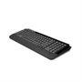 HP C7000 wireless keyboard and mouse set in black, for office or home computer use, sleek design, and reliable connectivity.