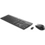 HP T6L04UT#ABA slim wireless keyboard and mouse combo, compact design for office or home use.