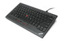 IBM ThinkPad Compact USB Keyboard with TrackPoint, part 03X8715, US English, for precise typing and navigation.