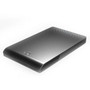 Seagate FreeAgent Go 320GB external black 2.5" HDD, USB 2.0, portable for data storage and backup.