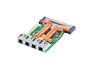 Dell 540-BBUY Intel X550-T4 10Gb SFP+ Quad Port Rack Network Daughter Card; high-speed server network expansion.