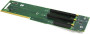 HP 012520-000 PCI riser cage with 3 non-hot-plug PCIe slots for server expansion and upgrade.