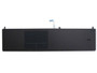 HP 535867-001 black palm rest with touch pad for laptops, provides comfortable typing and precise navigation.