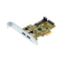 HP 661320-001 USB 3.0 2-2 SuperSpeed PCIe X1 Card for high-speed data transfer in PCs.