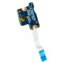 HP 738399-001 Power Button Board with Cable for laptop repairs, includes main power switch and connection cable.